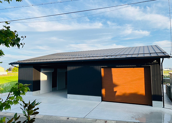 唯一無二の車庫と倉庫